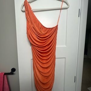 Motel Rocks Goddess Mini Dress - Orange - XL